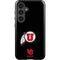 University of Utah Circle and Feather on Black Galaxy S25 Impact Case