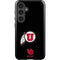 University of Utah Circle and Feather on Black Galaxy S24 Impact Case