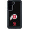 University of Utah Circle and Feather on Black Galaxy S24 Plus Waterproof Case