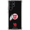University of Utah Circle and Feather on Black Galaxy S24 Ultra Clear Case