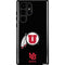 University of Utah Circle and Feather on Black Galaxy S24 Ultra Impact Case