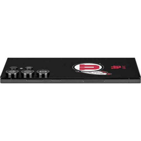 University of Utah Circle and Feather on Black Galaxy S25 Ultra Skin