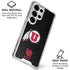 University of Utah Circle and Feather on Black Galaxy S25 Ultra Clear Case