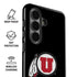 University of Utah Circle and Feather on Black Galaxy S26 Impact Case