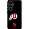 University of Utah Circle and Feather on Black Galaxy S26 Plus Impact Case