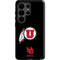 University of Utah Circle and Feather on Black Galaxy S26 Ultra Impact Case