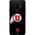 Utah Circle and Feather on Black Galaxy S9 Plus Skin