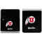 Utah Circle and Feather on Black Galaxy Z Flip4 5G Skin