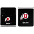 Utah Circle and Feather on Black Galaxy Z Flip4 5G Skin