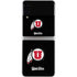 Utah Circle and Feather on Black Galaxy Z Flip4 5G Skin