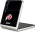 Utah Circle and Feather on Black Galaxy Z Flip4 5G Skin