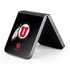 University of Utah Circle and Feather on Black Galaxy Z Flip6 Skin