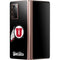 Utah Circle and Feather on Black Galaxy Z Fold2 5G Skin
