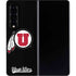 Utah Circle and Feather on Black Galaxy Z Fold4 5G Skin