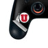 University of Utah Circle and Feather on Black Google Stadia Controller Skin
