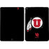 University of Utah Circle and Feather on Black iPad Skins