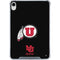 University of Utah Circle and Feather on Black iPad 11th Gen (2025) Clear Case