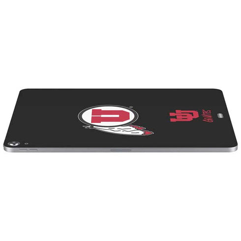 University of Utah Circle and Feather on Black Apple iPad Air Skin