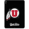 University of Utah Circle and Feather on Black Apple iPad Pro Skin