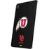 University of Utah Circle and Feather on Black iPad Pro 13in M4 (2024) Skin