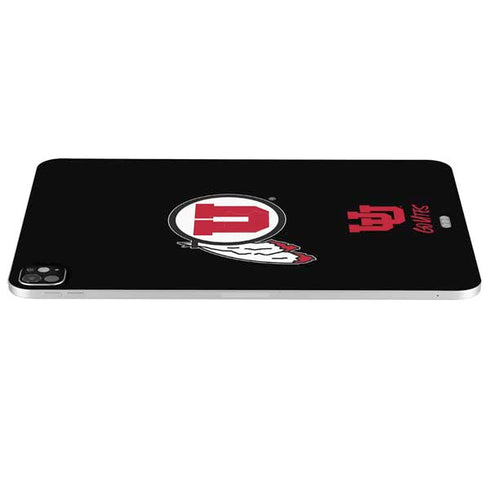 University of Utah Circle and Feather on Black iPad Pro 13in M4 (2024) Skin