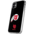 University of Utah Circle and Feather on Black iPhone 11 Clear Case