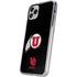 University of Utah Circle and Feather on Black iPhone 11 Pro Clear Case