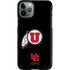 Utah Circle and Feather on Black iPhone 11 Pro Lite Case