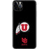 Utah Circle and Feather on Black iPhone 11 Pro Max Skin
