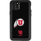 Utah Circle and Feather on Black iPhone 11 Pro Max Waterproof Case