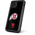 Utah Circle and Feather on Black iPhone 11 Pro Max Waterproof Case