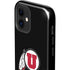 Utah Circle and Feather on Black iPhone 12 Impact Case