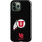 Utah Circle and Feather on Black iPhone 12 Pro Impact Case