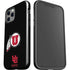Utah Circle and Feather on Black iPhone 12 Pro Impact Case