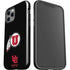 Utah Circle and Feather on Black iPhone 12 Pro Max Impact Case