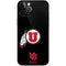 Utah Circle and Feather on Black iPhone 12 Pro Max Skin