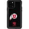 Utah Circle and Feather on Black iPhone 12 Pro Waterproof Case