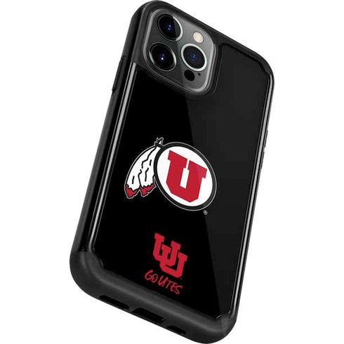 Utah Circle and Feather on Black iPhone 13 Pro Cargo Case