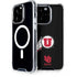 University of Utah Circle and Feather on Black iPhone Cases