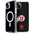 Utah Circle and Feather on Black iPhone 14 Plus MagSafe Case