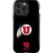 Utah Circle and Feather on Black iPhone 14 Pro Impact Case