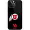 Utah Circle and Feather on Black iPhone 14 Pro Max Skin