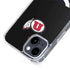 University of Utah Circle and Feather on Black iPhone 15 Plus MagSafe Case