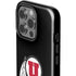 University of Utah Circle and Feather on Black iPhone 15 Pro Impact Case