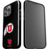 University of Utah Circle and Feather on Black iPhone 15 Pro Max Impact Case