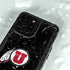 University of Utah Circle and Feather on Black iPhone 15 Pro Waterproof Case