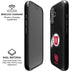 University of Utah Circle and Feather on Black iPhone 16 Plus Magsafe Impact Case