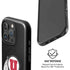 University of Utah Circle and Feather on Black iPhone 16 Pro Magsafe Impact Case