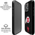University of Utah Circle and Feather on Black iPhone 16 Pro Magsafe Impact Case