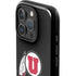 University of Utah Circle and Feather on Black iPhone 16 Pro Max Impact Case